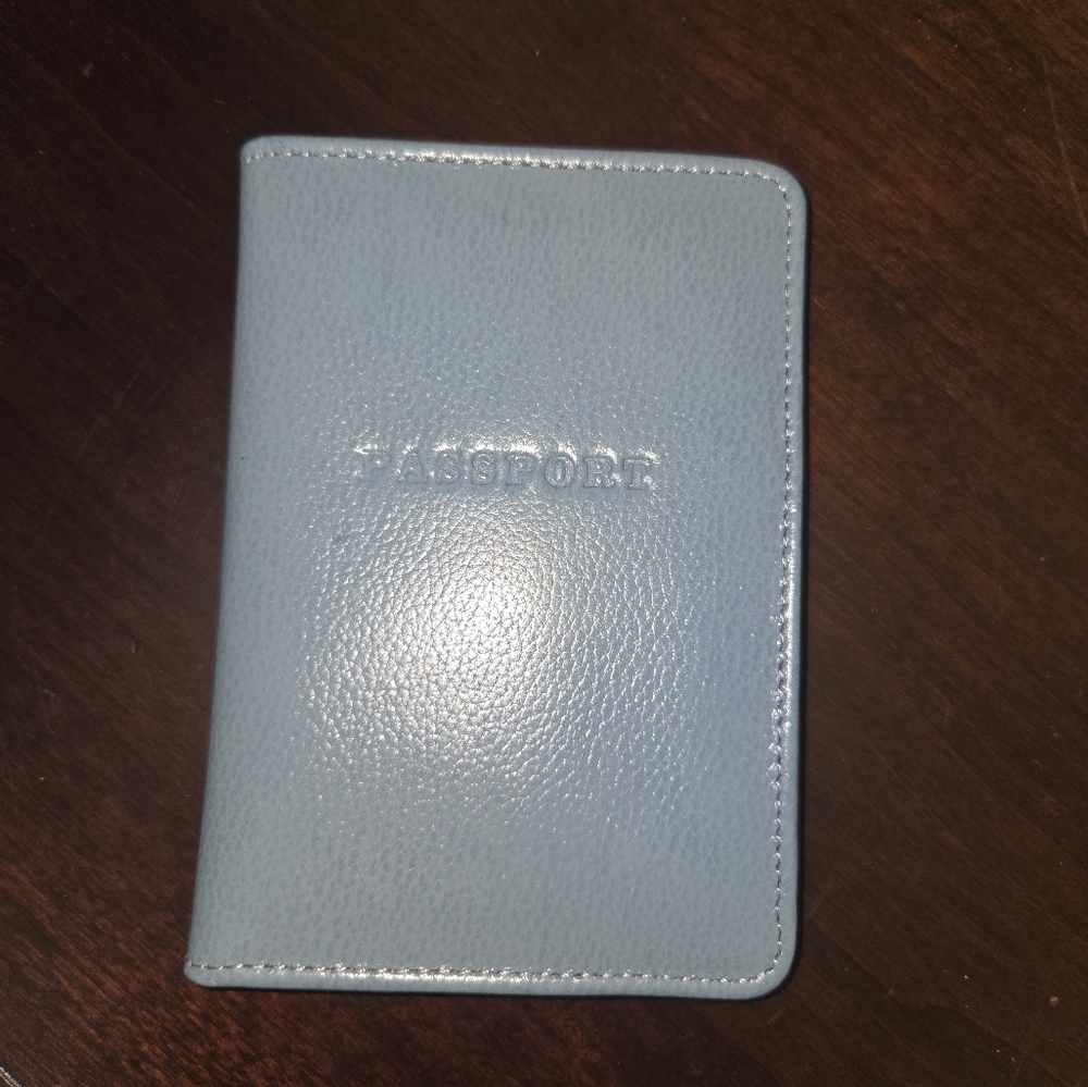 Leather Passport Holder- P. Sherrod & Co